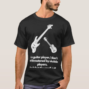 Camiseta Violão, eu não ligo as coisas pequenas