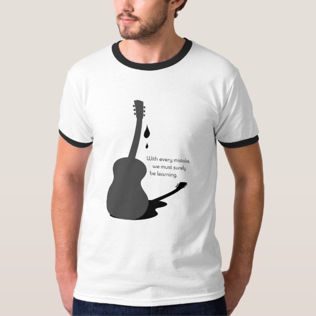 Camiseta Violão Gentilmente Chorando (Frente)