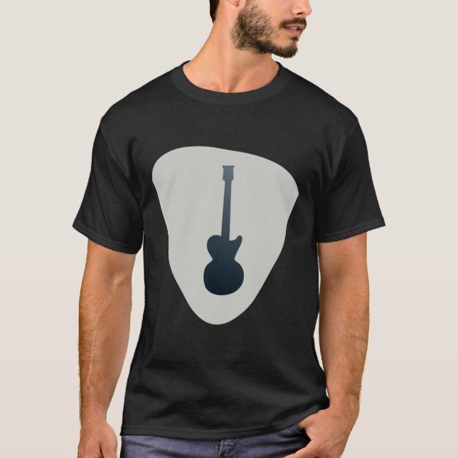 Camiseta Violão Minimalista T- (Frente)
