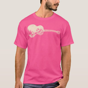 Camiseta Violão Natureza Montanha Amante da Música Guitarra