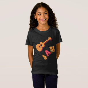 Camiseta Violão Rochoso, Estilo de Emperramento de Música,