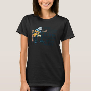 Camiseta Violão Só porque não consigo cantar não significa