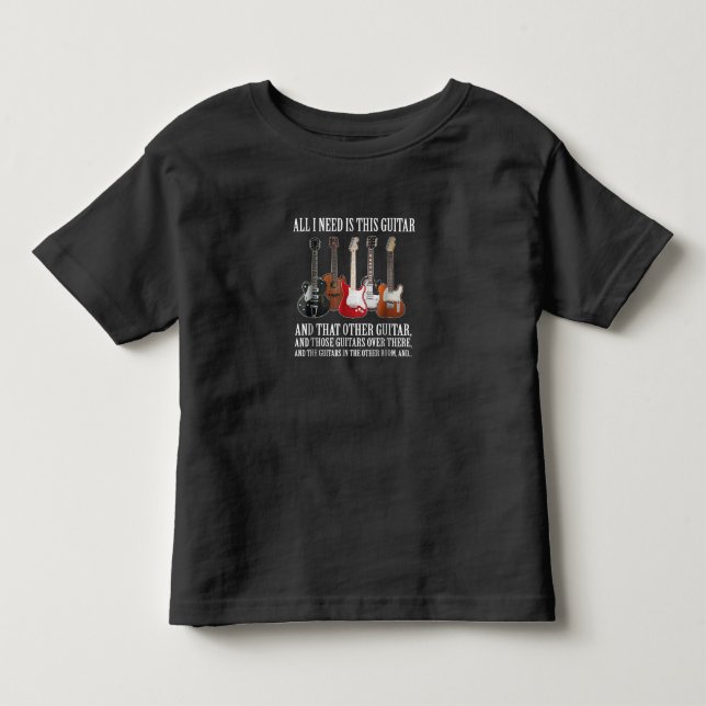 Camiseta Violão | Tudo Que Preciso É De Um Violão Qualquer  (Frente)