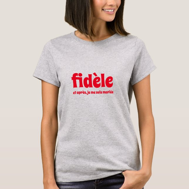 Camiseta violèle et après (Frente)