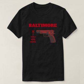 Camiseta Violência armada de Baltimore