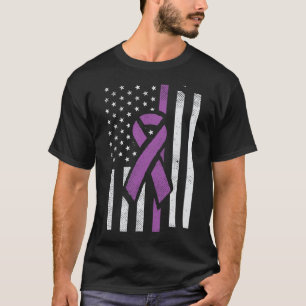 Camiseta Violência Doméstica Bandeira Roxa Sensibilização K