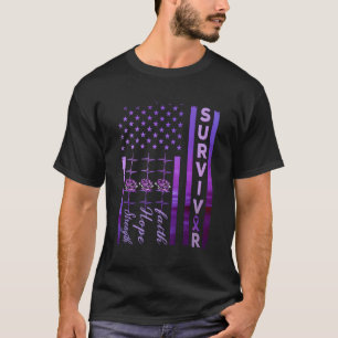 Camiseta Violência Doméstica Forte Sobrevivente Puro Americ