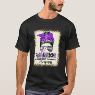 Camiseta Violência Doméstica Guerreira Fita Purple Consci