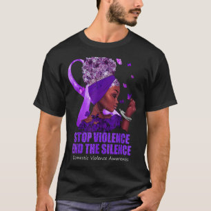 Camiseta Violência Doméstica Sensibilização Para A Violênci