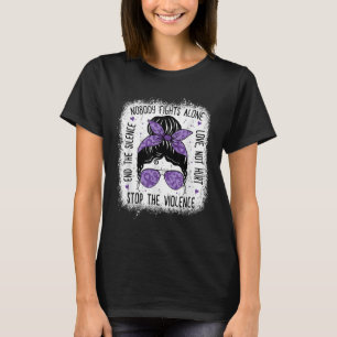 Camiseta Violência Doméstica Sensibilização Para O Fim Da V