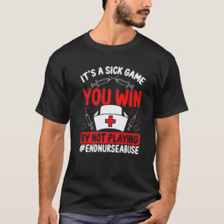 Camiseta Violência Enfermagem Jogo Doente Lutador Enfermeir