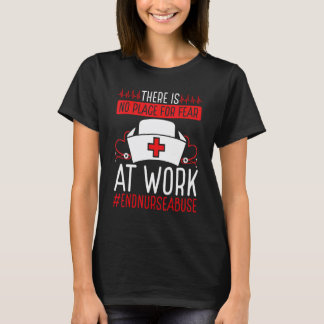 Camiseta Violência na Enfermagem Sem lugar para o medo trab