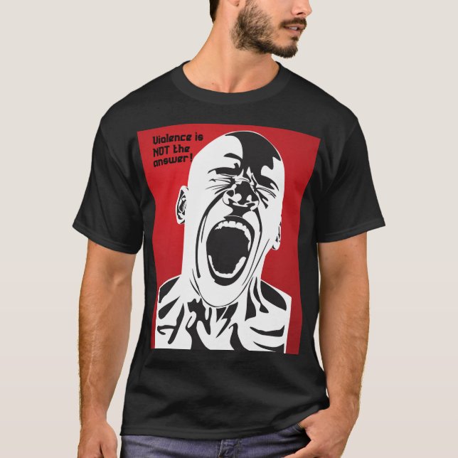 Camiseta Violência NÃO é a resposta! (Frente)