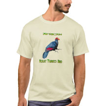 Violet African Turaco Bird