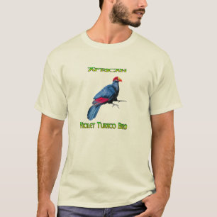 Camiseta Violet African Turaco Bird