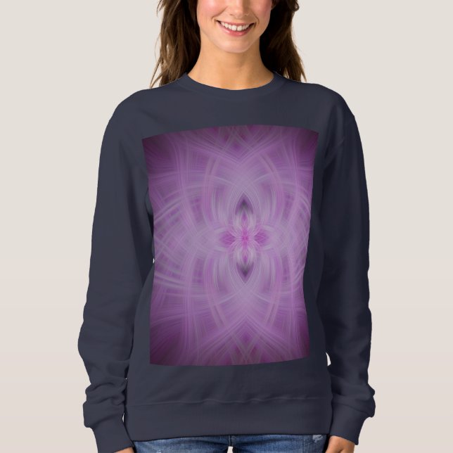 Camiseta VIOLET - Arte Fractal - (Frente)