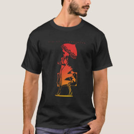 Camiseta Violet Evergarden Pôr do Sol Silueta Fã de Arte de