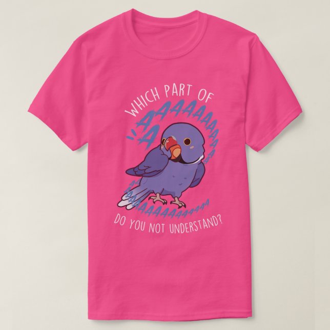 Camiseta Violet Indian Ringneck Aaaa (Frente do Design)