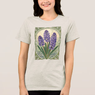 Camiseta Violet Sonbol Nowruz Jacinto em Flor