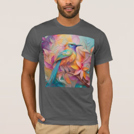 Camiseta Violet Throed Songbird Fantasy Bird
