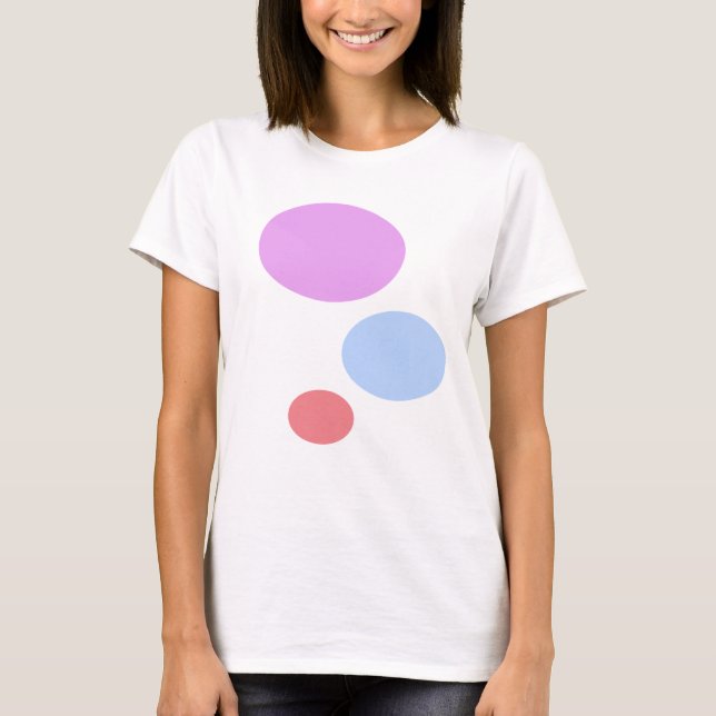 Camiseta Violeta Azul e Rosa (Frente)