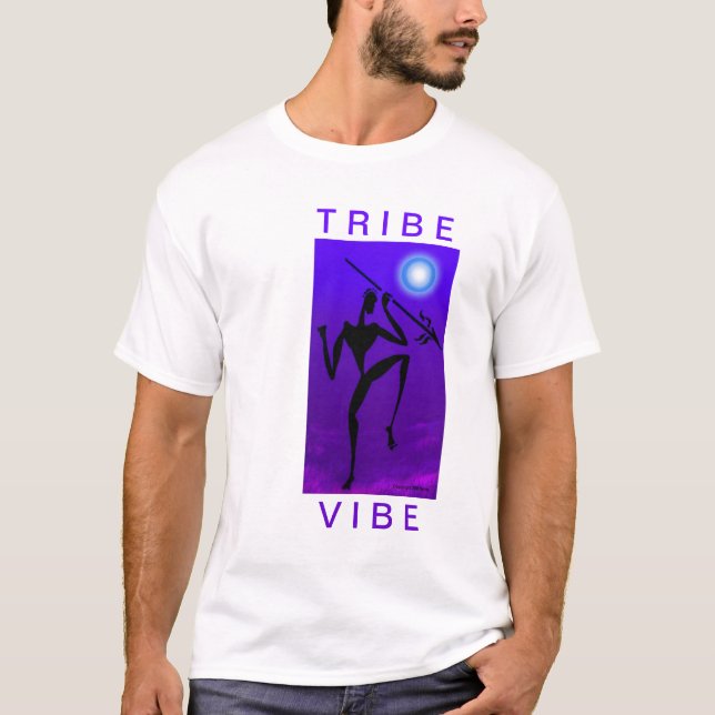 Camiseta Violeta da IMPRESSÃO do TRIBO (Frente)