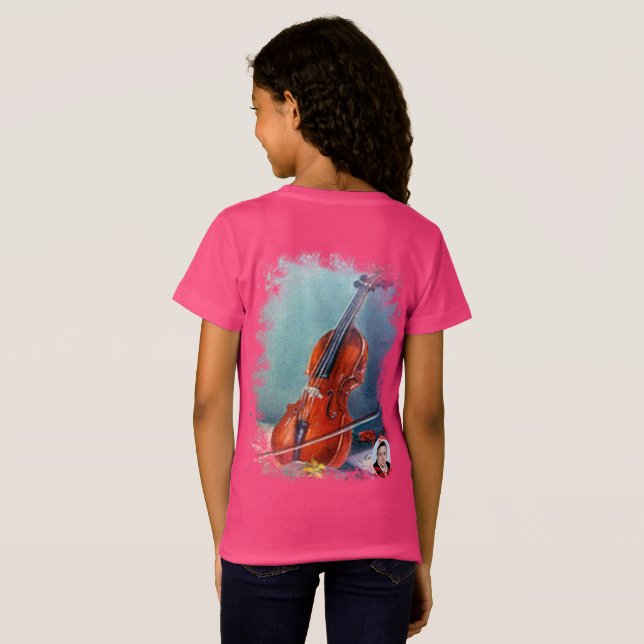 Camiseta Violín (Parte Traseira Completa)