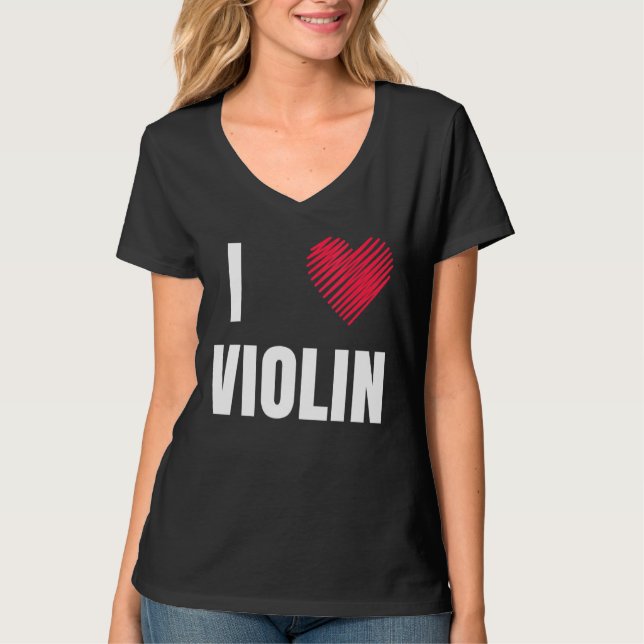 Camiseta Violin Kids Men Cello Player Violinista Viola (Frente)