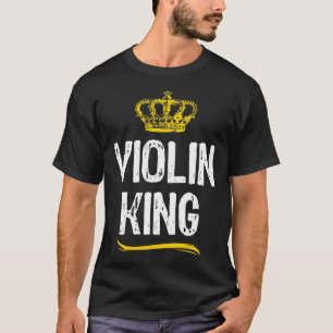 Camiseta Violin King Men Player Violinista Legal