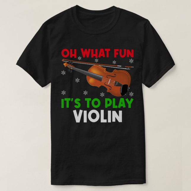 Camiseta Violin Music Lover Que Diversão É Tocar Violino (Frente do Design)