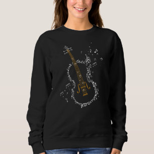 Camiseta Violin Notes Music Violonist String Instrumento