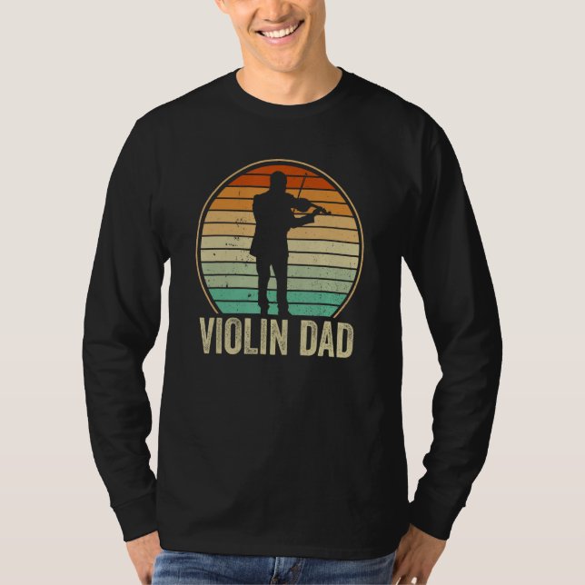 Camiseta Violin Player Violinist Classical Music Dad Father (Frente)