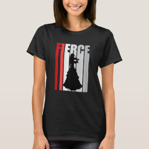 Camiseta Violin Player Womens Red Musical Initiative Violin