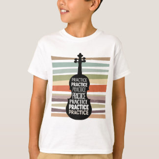 Camiseta violin retro