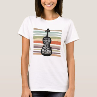 Camiseta violin retro