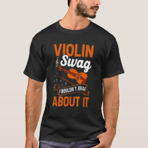 Camiseta Violin Swag não traz o jogador de música divertida