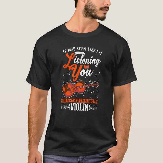 Camiseta Violin Violin Teacher Violinist  1 (Frente)