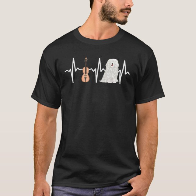 Camiseta Violine Pulik Heartbeat Dog (Frente)