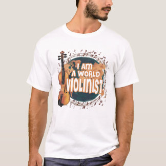Camiseta violinist world