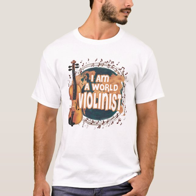 Camiseta violinist world (Frente)