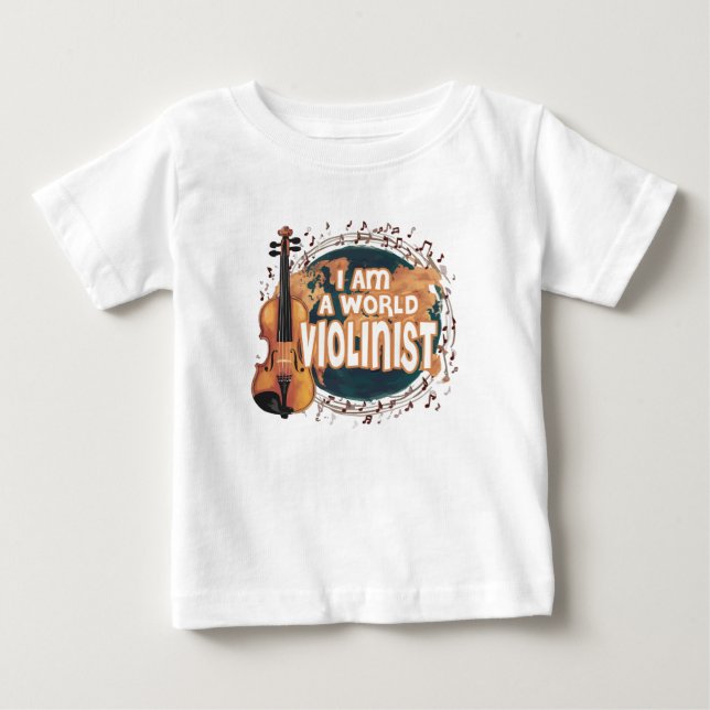 Camiseta violinist world (Frente)