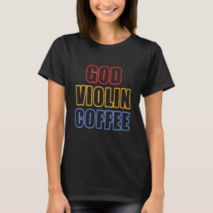 Camiseta Violinista Cristão Tocador de Violino Adoração na