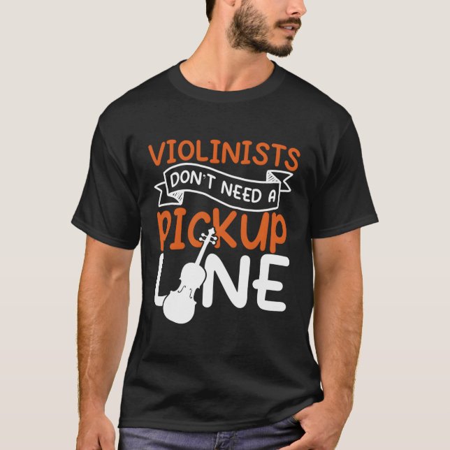 Camiseta Violinista do professor violino (Frente)