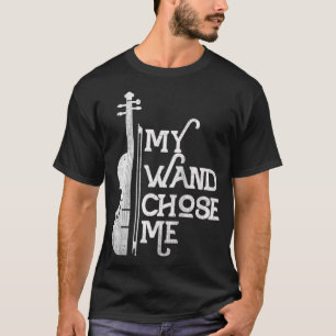 Camiseta Violinista Minha Mão Escolhe O Músico Violento