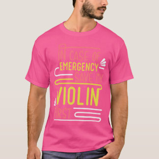 Camiseta Violinista Músico Orquestra Instrumento Violino