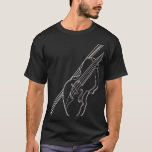 Camiseta Violino Antigo Chello Para Violistas Músicos Violo