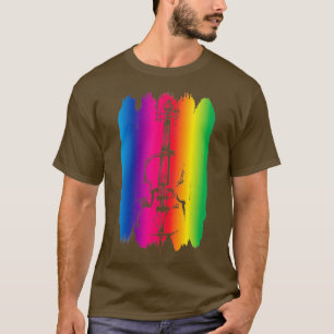 Camiseta Violino Arte Violinista Dif Idea Fiddle Fiddler