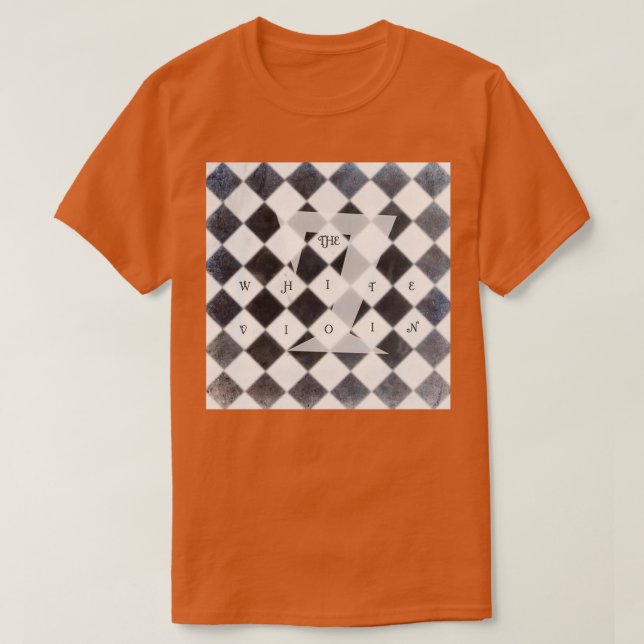 Camiseta Violino Branco 2 (Frente do Design)