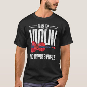 Camiseta Violino Contra o Instrumento Musical Violinista Vi