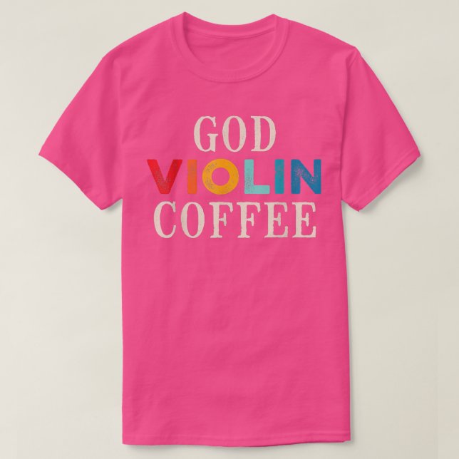 Camiseta Violino Culto da Igreja (Frente do Design)